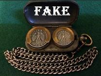 Fake Nazi Coin Holer