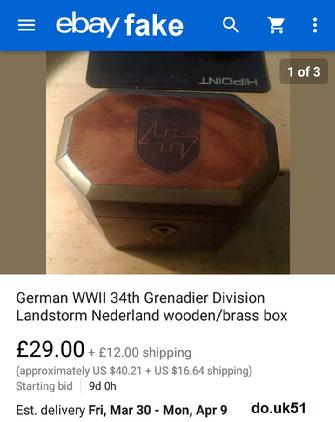 Nazi Fakes on ebay