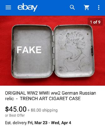 Nazi Cigarette Case