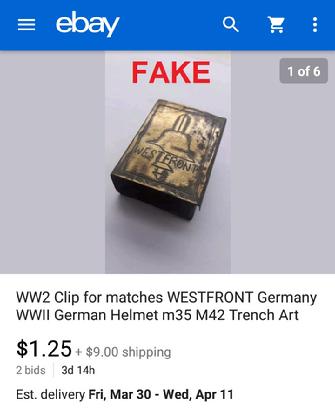 WW2 Clip for matches WESTFRONT Germany