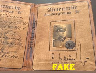 Nazi Passbook