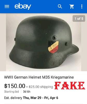 Fake Nazi Helmet