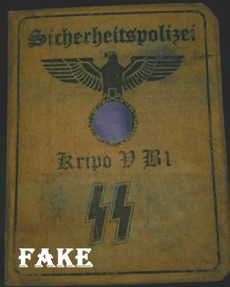 Fake Nazi ID, Passbook, Passport, gerrhembr_0, ebay