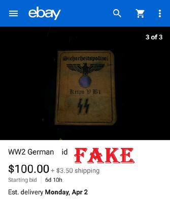 gerrhambr_0, fake ID, Nazi Fakes, forgery, ebay
