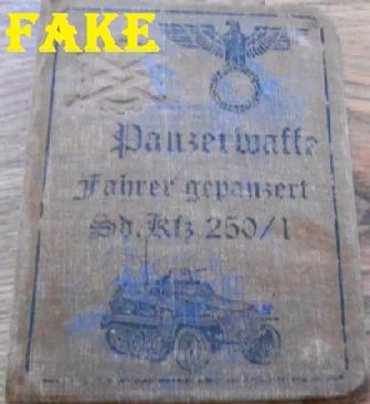 Fake Nazi ID, Nazi Passbook, ebay fakes