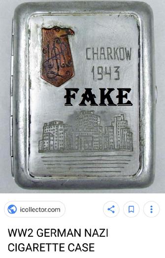 Fake Nazi Cigarette Cases
