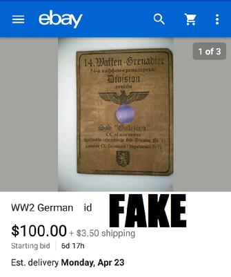 Nazi ID Card