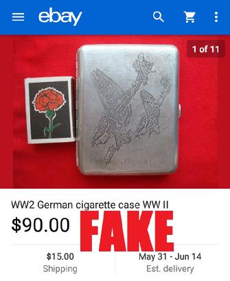 Nazi Cigarette Case