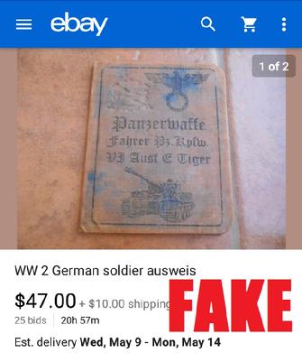 Nazi Military Passbooks and IDs