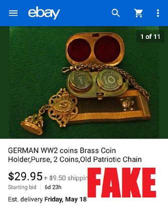 Nazi Coin Holder