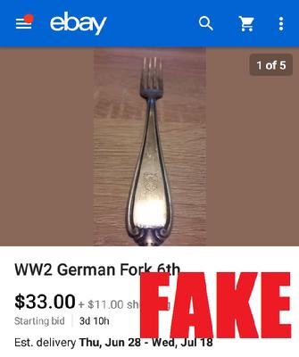 WW2 German Fork