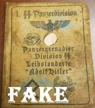 Fake Nazi WW2 I.D Document