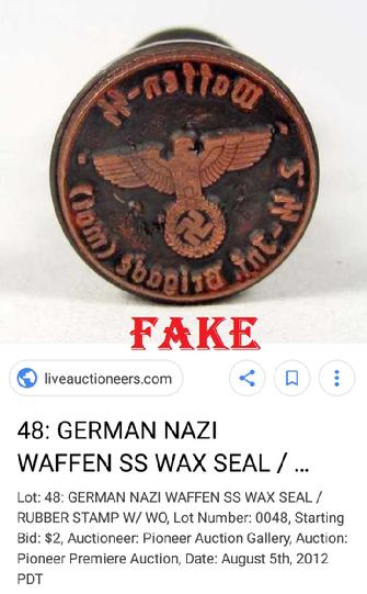 Fake Nazi Stamp
