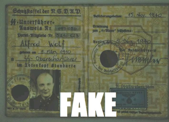 Nazi ID on ebay