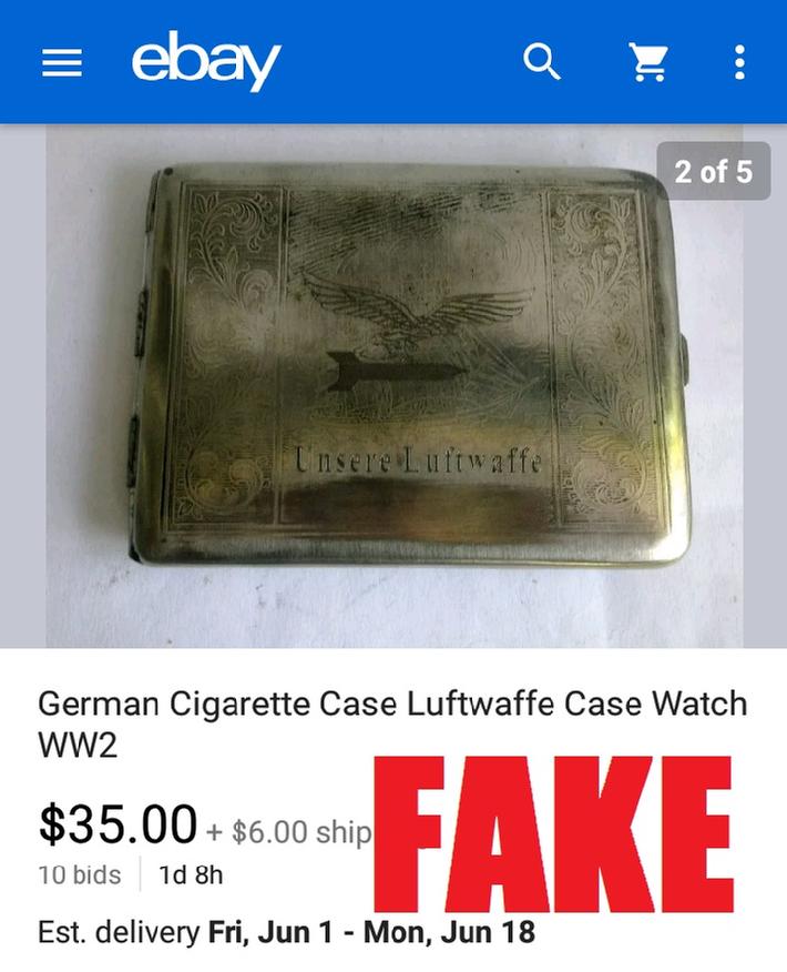 WW2 German Cigarette Case