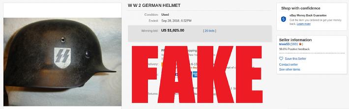 WW2 German SS Helmet